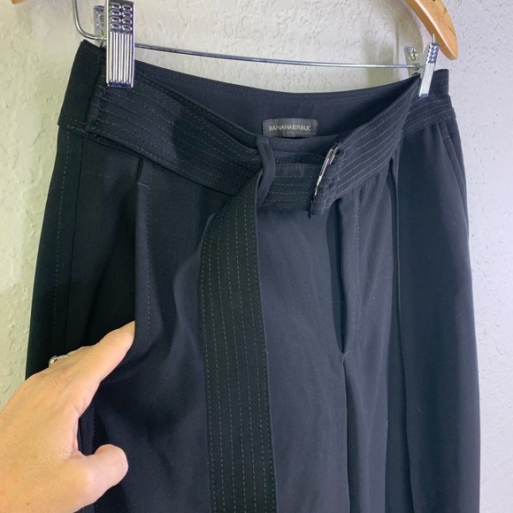 BANANA REPUBLIC Wide Leg Faux Crease Professional Timeless Capsule Slacks Pants - Picture 6 of 14